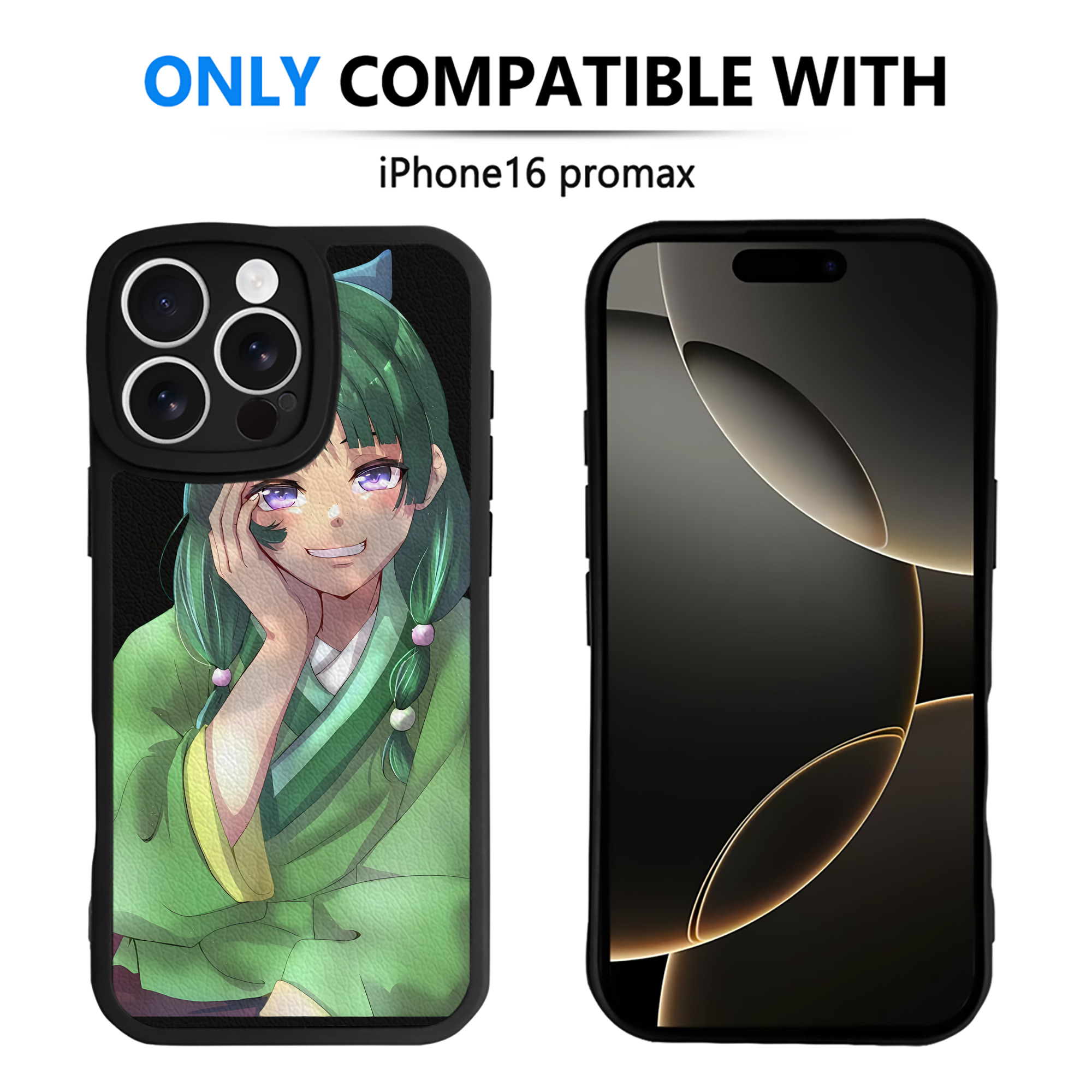 （画像用） 薬屋のひとりごと The Apothecary Diaries 【iPhone 16シリーズ対応】シリコンスマホケース（レザー調） 材質：シリコン